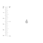 3/8tcw Round Bezel Diamond Earrings