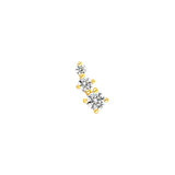 3/8tcw Diamond Graduated Earrings
