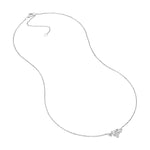 Three Stone Diamond Necklace