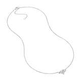 Three Stone Diamond Necklace