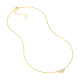 Three Stone Diamond Necklace