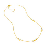 1-3/8tcw Multi Stone Diamond Cluster Necklace