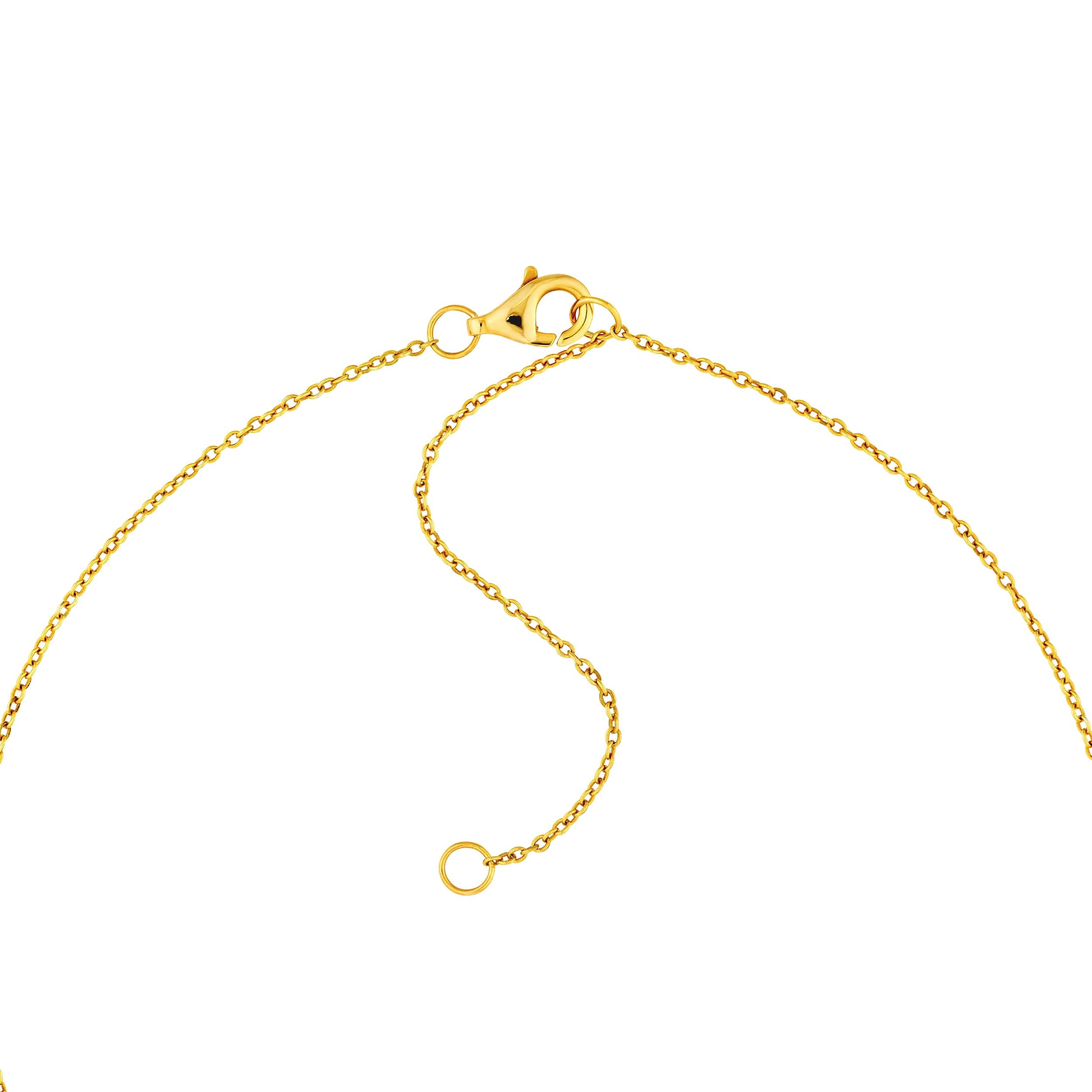 2tcw Pear & Round Diamond Station Necklace
