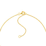 2tcw Pear & Round Diamond Station Necklace