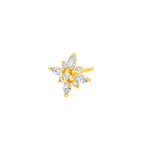 7/8tcw Marquise Diamond Flower Earrings