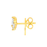 7/8tcw Multi-Cut Diamond Stud Earrings