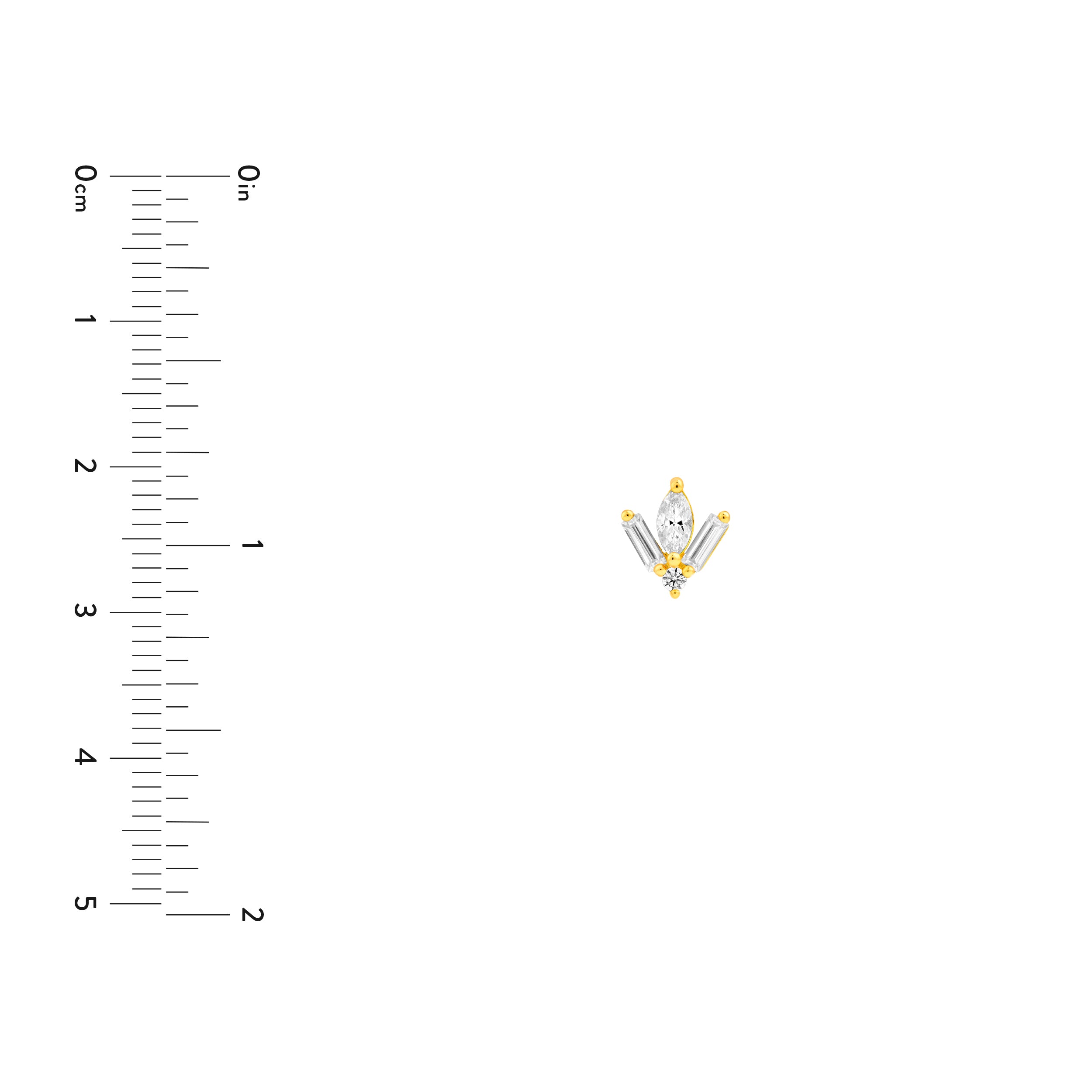 7/8tcw Multi-Cut Diamond Stud Earrings