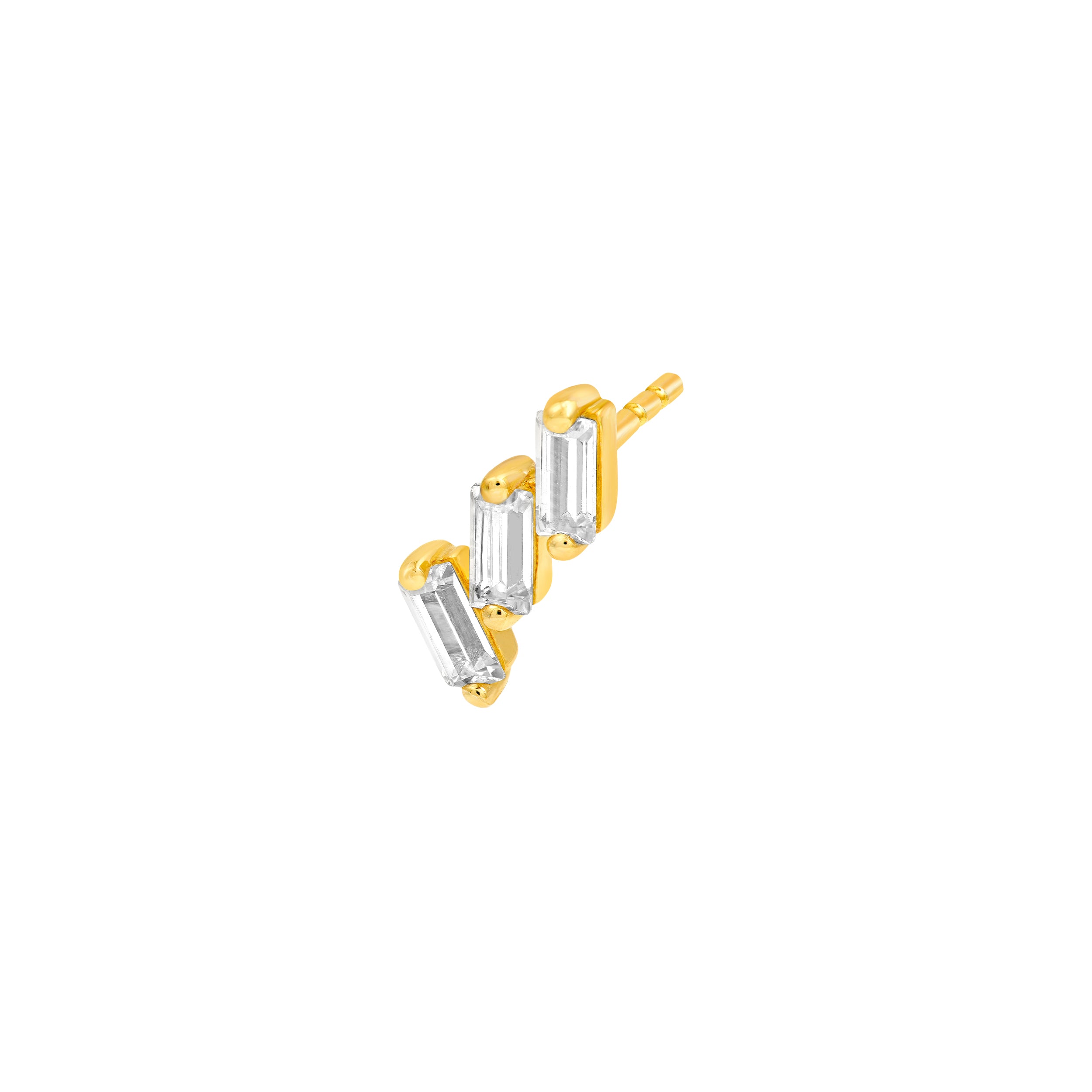7/8tcw Diamond Helix Earrings