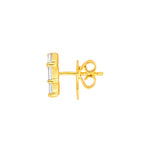 7/8tcw Diamond Helix Earrings
