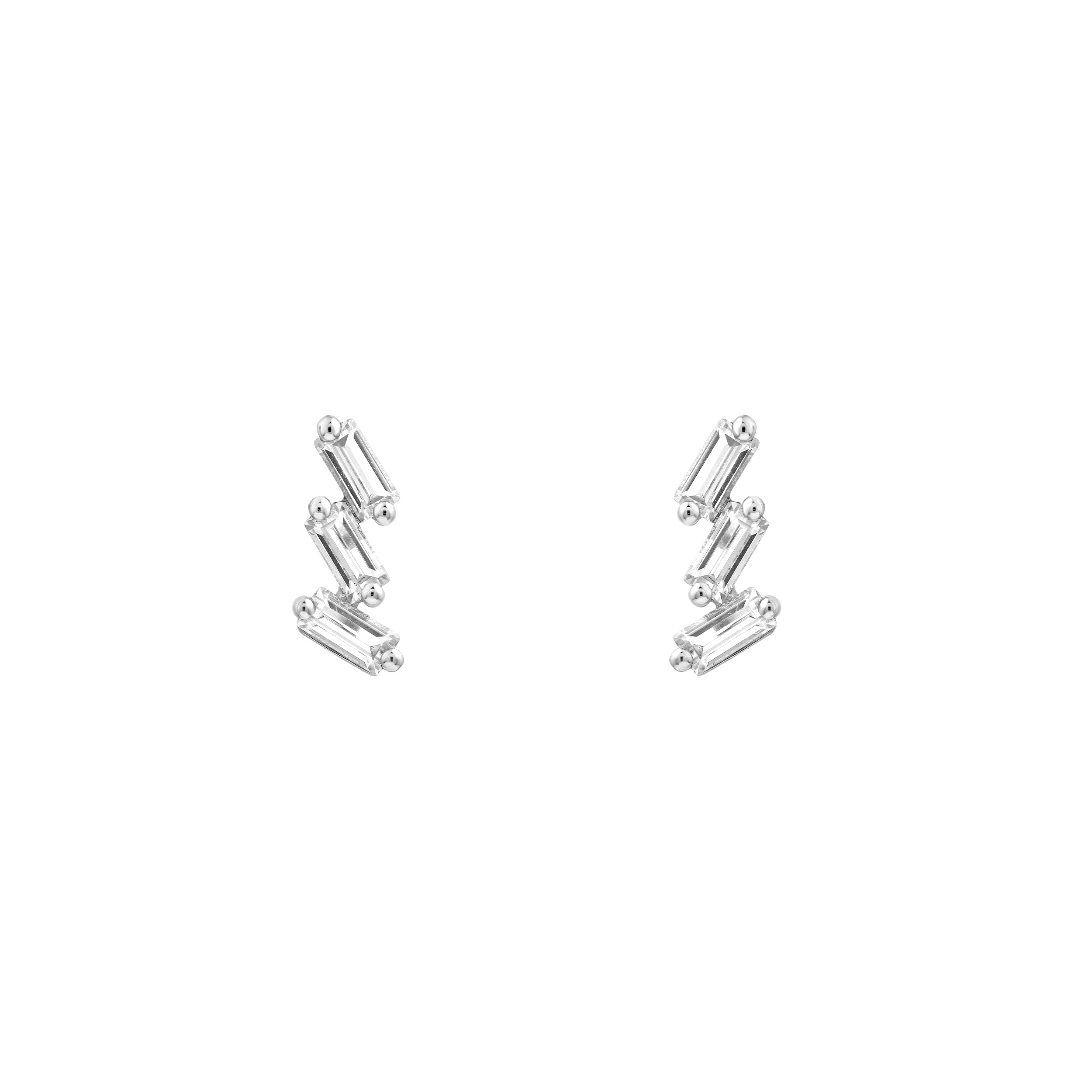 7/8tcw Diamond Helix Earrings