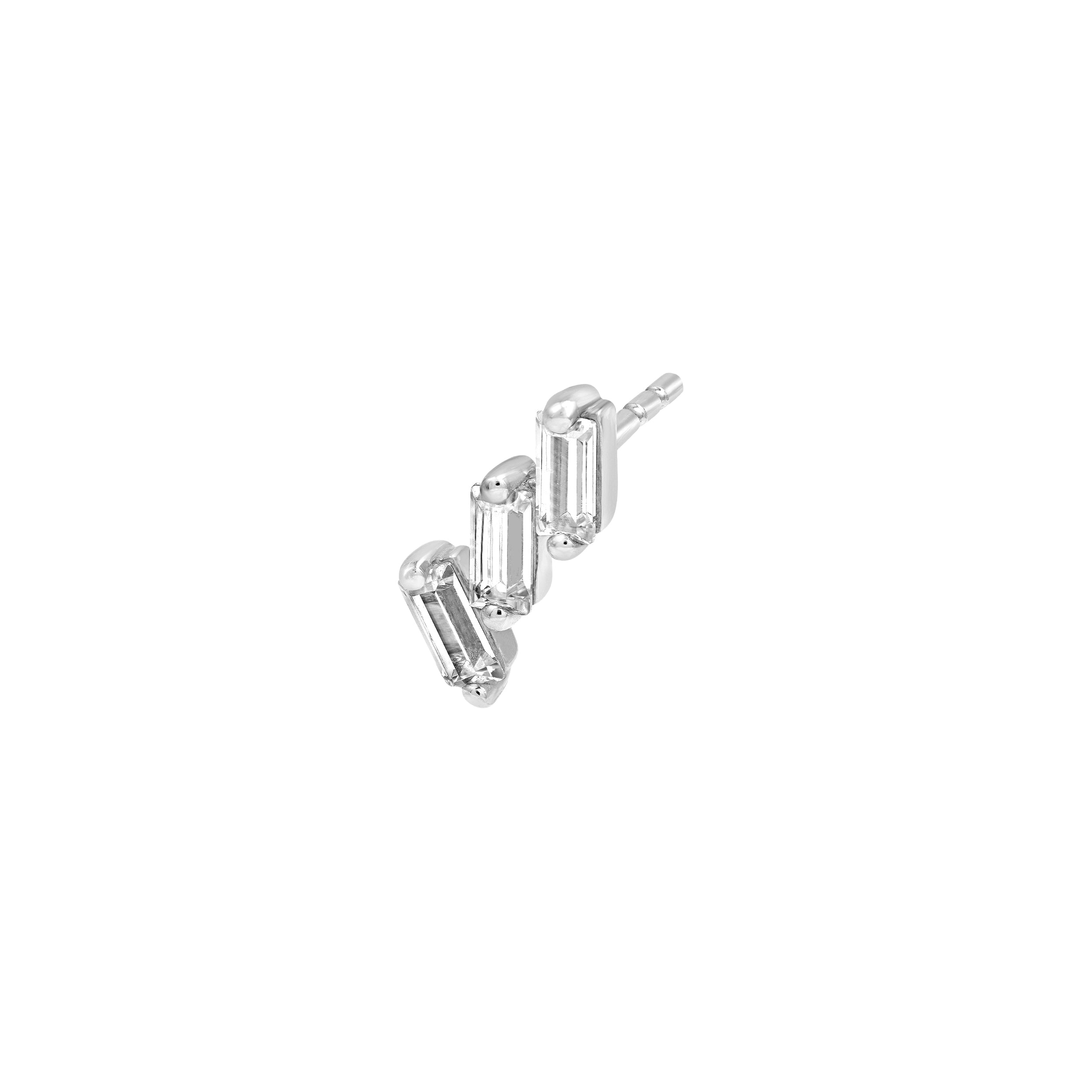 7/8tcw Diamond Helix Earrings