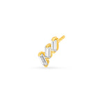 7/8tcw Diamond Helix Earrings