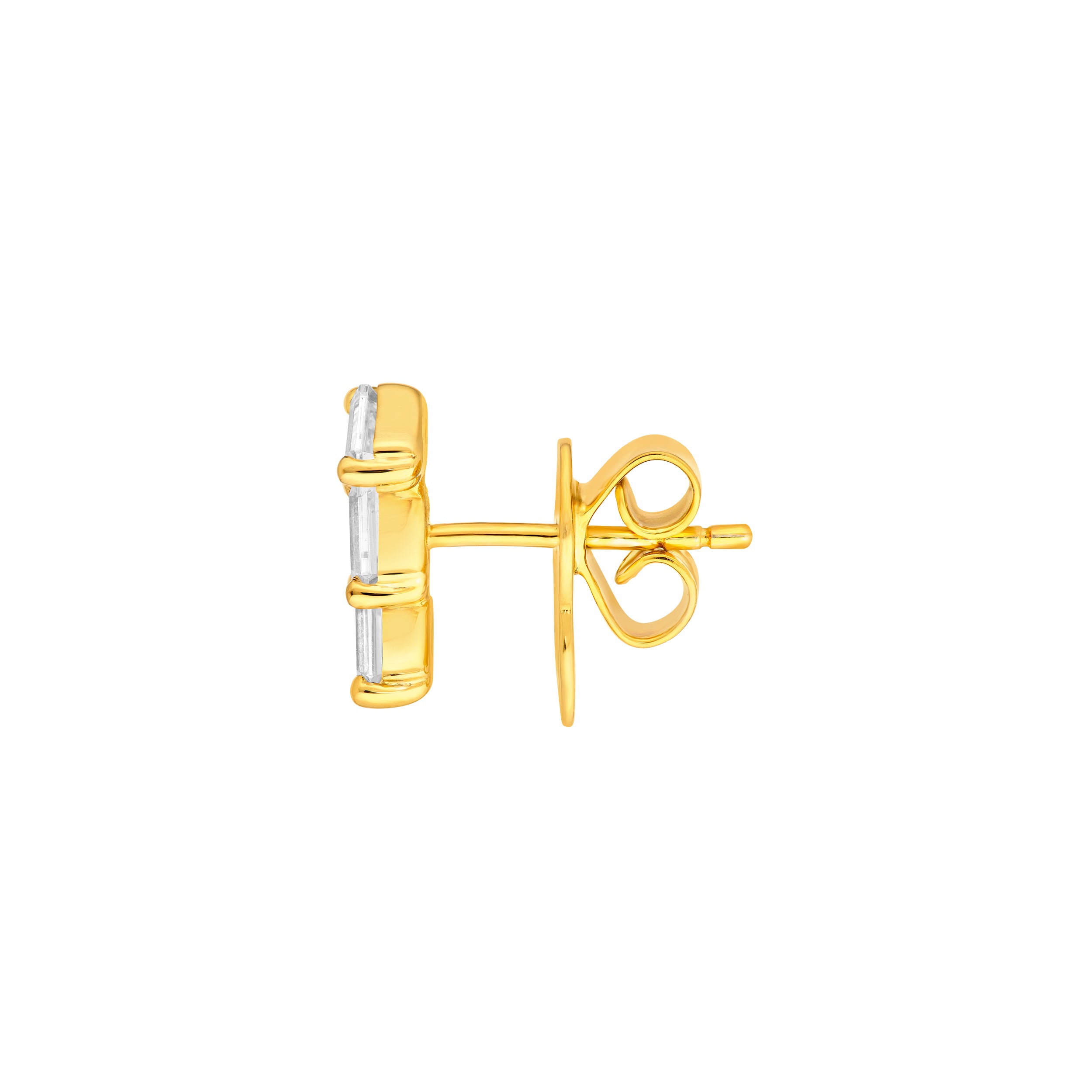 7/8tcw Diamond Helix Earrings