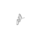 7/8tcw Diamond Stacked Earrings