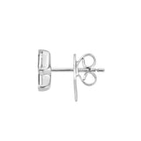1/2tcw Baguette Diamond Stud Earrings