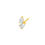 1tcw Diamond Pear Stud Earrings
