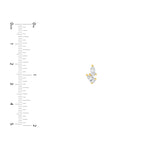 1tcw Diamond Pear Stud Earrings