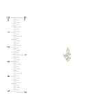 1tcw Diamond Pear Stud Earrings