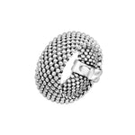 Sterling Silver Mesh Pattern Ring