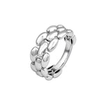 Sterling Silver Panther Link Ring