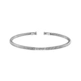 3mm Sterling Silver Tubogas Open Round Bangle