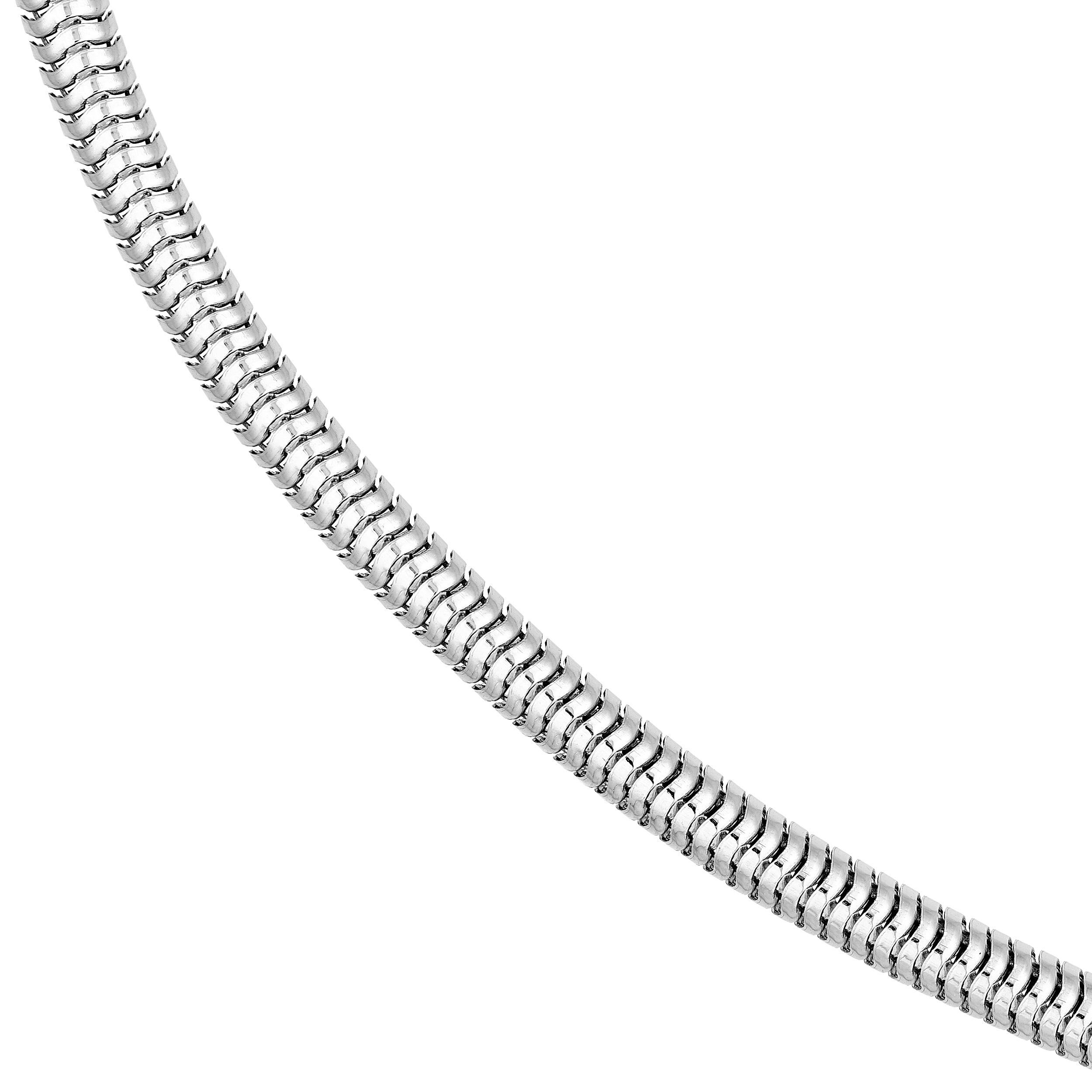 3mm Sterling Silver Round Snake Chain
