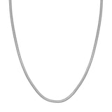 3mm Sterling Silver Round Snake Chain