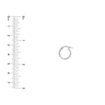 10mm Round Hoop Earrings
