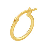 10mm Round Hoop Earrings