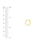 10mm Round Hoop Earrings