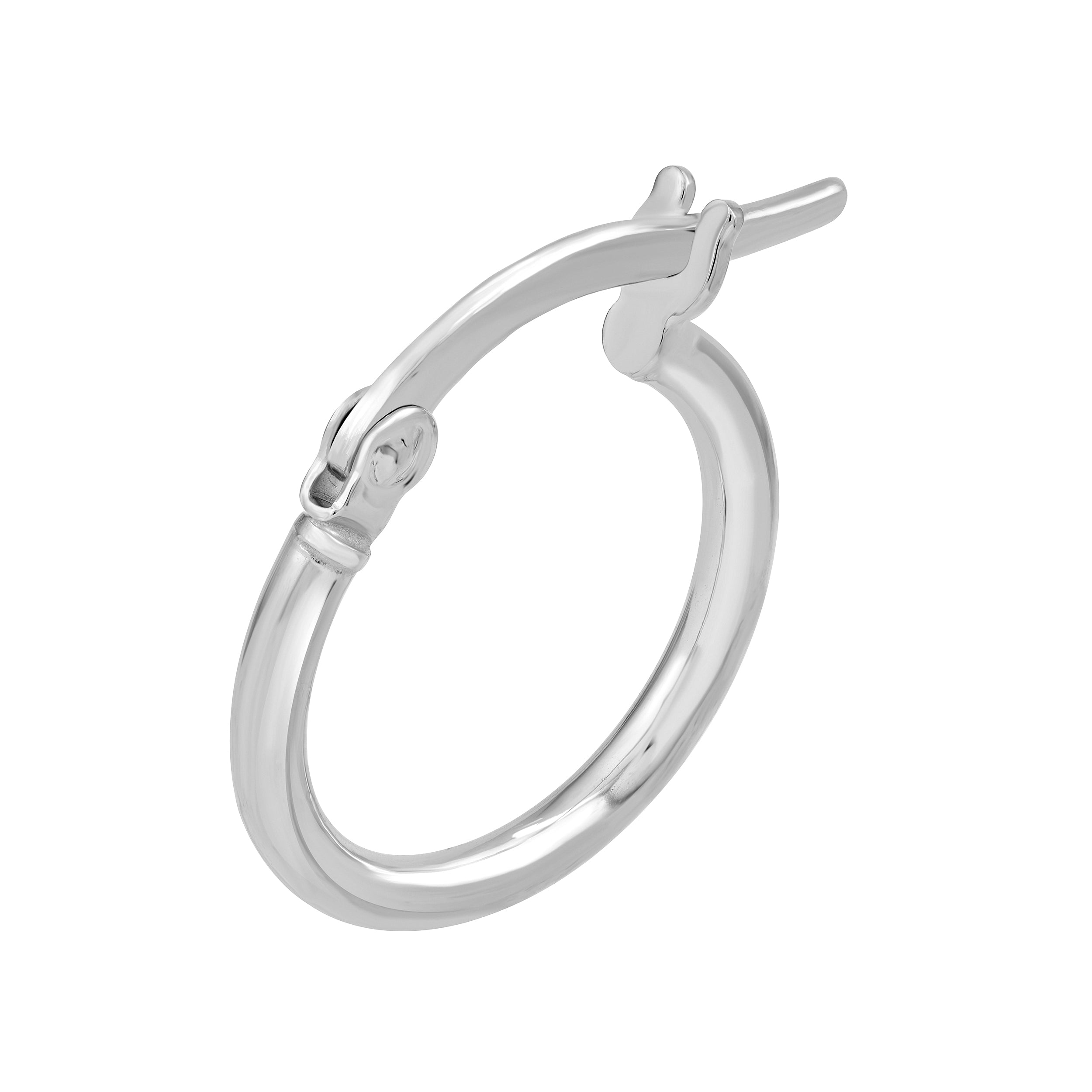 10mm Round Hoop Earrings