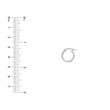 10mm Round Hoop Earrings