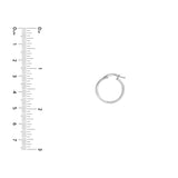15mm Round Hoop Earrings