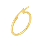 15mm Round Hoop Earrings