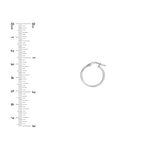 15mm Round Hoop Earrings