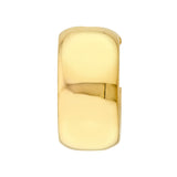 6mm Flat Tube Round Open Hoop Earrings