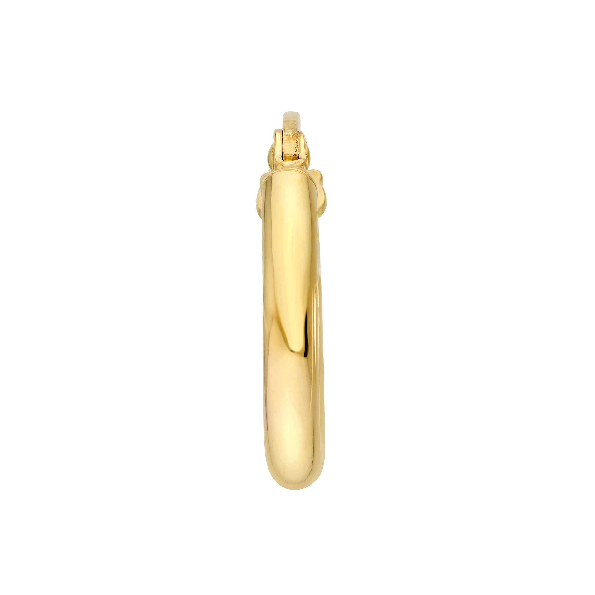 2mm Tube Round Hoop Earrings