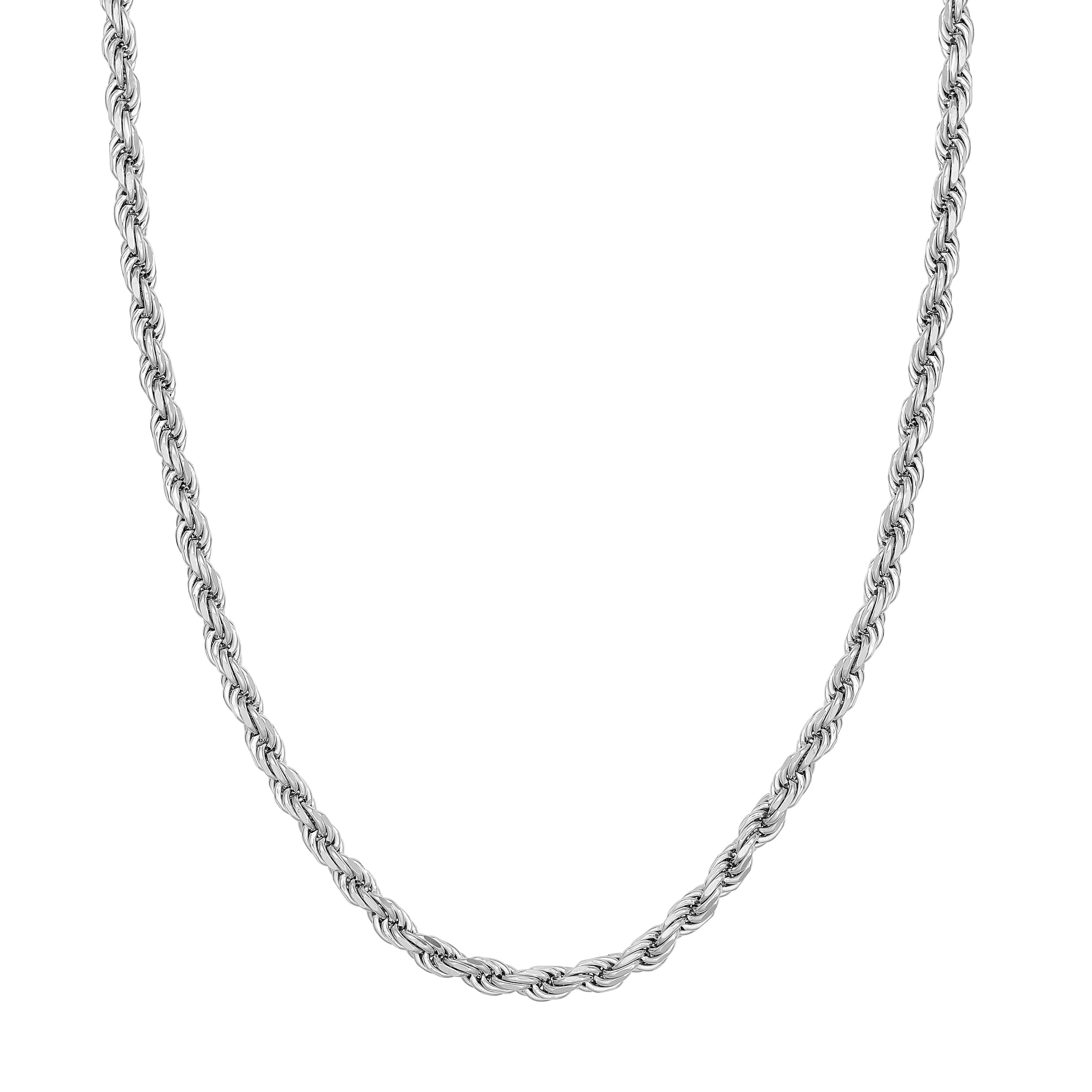 4.30mm Sterling Silver D/C Rope Chain