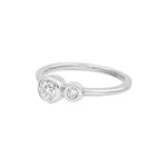 Duo Diamond Bubble Ring