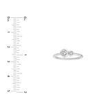 Duo Diamond Bubble Ring