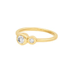 Duo Diamond Bubble Ring