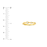 Diamond Duo Organic Ring