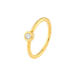 1/8tcw Diamond Bezel Circle Ring