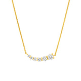 5/8tcw Diamond Graduated Necklace
