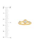 Diamond Trio Organic Ring