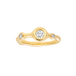 Diamond Trio Organic Ring