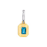 London Blue Octagon Pendant