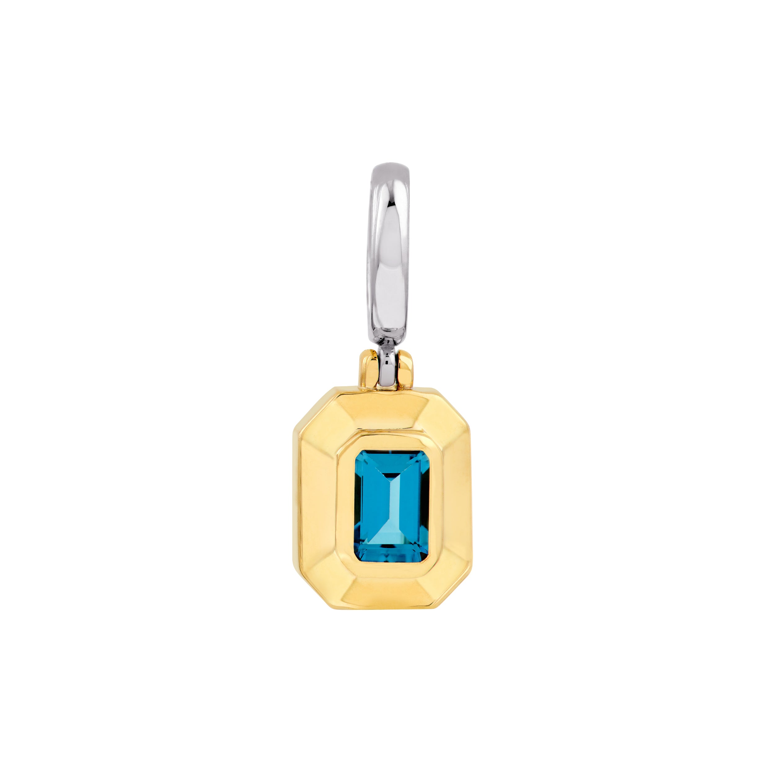 London Blue Octagon Pendant