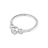 Diamond Trio Bubble Ring