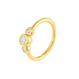 Diamond Trio Bubble Ring